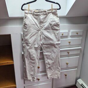 [SOLD] Everlane Straight Leg Crop in Bone